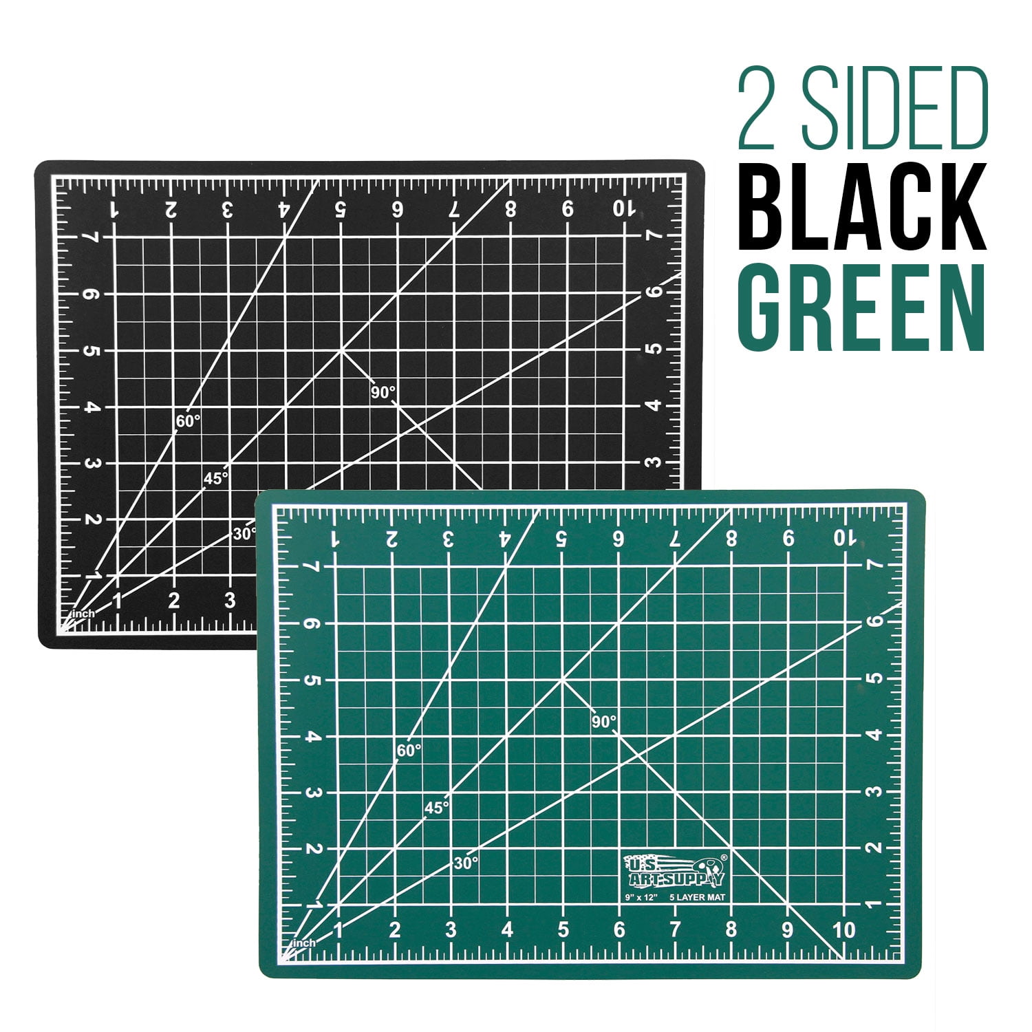 Self Healing Cutting Mat: 24 X 36 Inch Green Large 5-Ply Double-Sided  Durable No