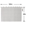 thumbnail image 4 of Fireplace Mesh Screen Curtain,2 Packs Spark Guard Mesh Metal Fire Screen Panel with Pulls for Home Fireplace, 22 Inch, 4 of 5