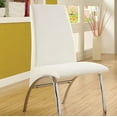 thumbnail image 3 of Glenview Contemporary Side Chair-Steel Tube, White Finish, Set Of 2, 3 of 3