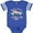 Football Blue and White, variant on Inktastic My Mom is the Best Counselor Ever Boys or Girls Baby Bodysuit