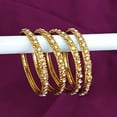 thumbnail image 3 of Efulgenz Indian Bollywood Traditional Kundan Crystal Indian Bangle Bracelet Set Jewelry for Women, 3 of 6