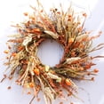 thumbnail image 3 of Acahhotxx 24 Inch Fall Wreath Front Door Wreath Harvest Wheat Autumn Wreaths, 3 of 3