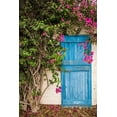 thumbnail image 2 of Bibikow, Walter 17x24 Gold Ornate Wood Framed with Double Matting Museum Art Print Titled - Canary Islands-Fuerteventura Island-La Oliva-blue door of garden shed, 2 of 4