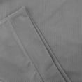thumbnail image 5 of Mens Corduroy Pullover with Mock Neck and Leather Elbow Patches Durable and Stylish Autumn Clothing Light Gray 3XL, 5 of 8