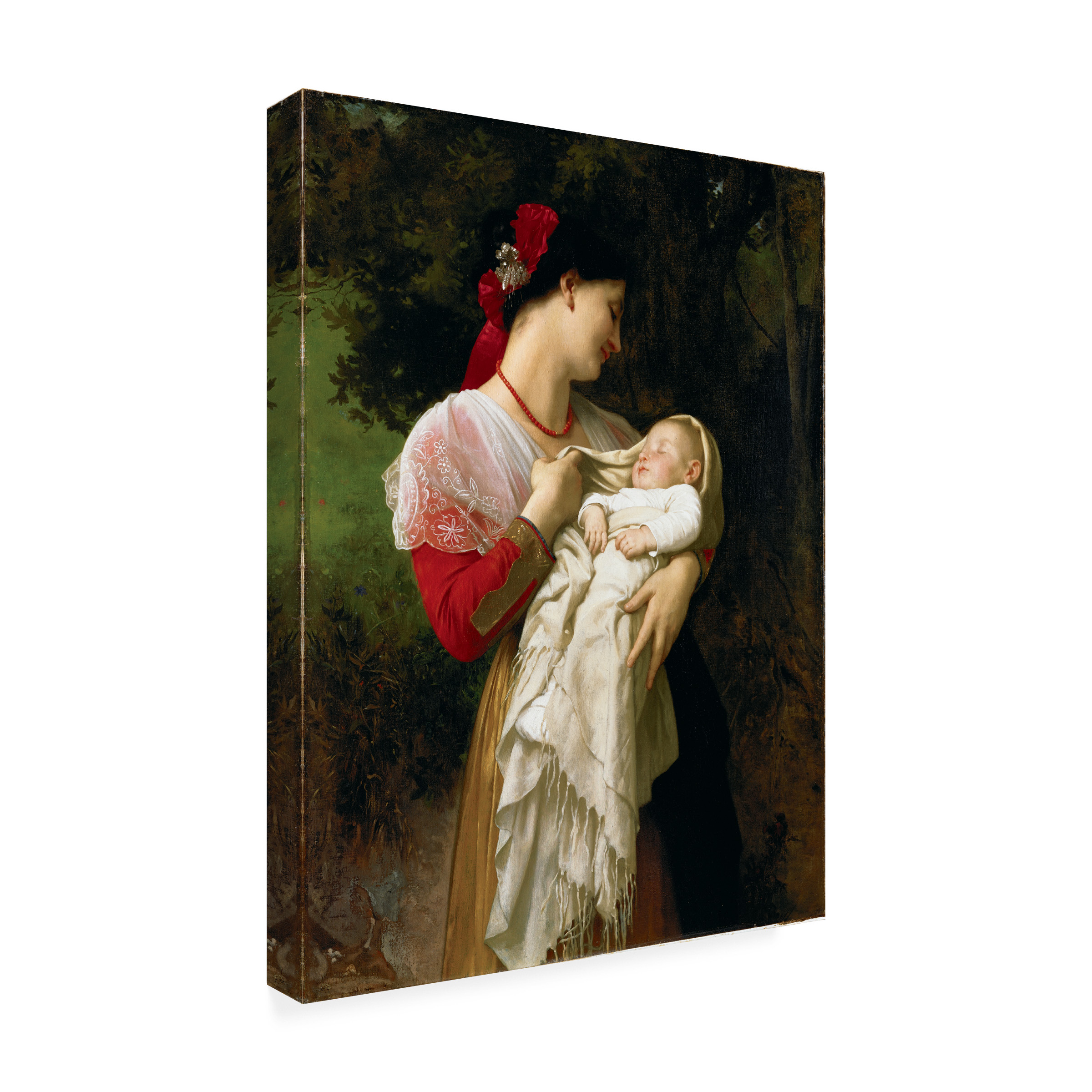 William-Adolphe Bouguereau 'Mother and Child' Canvas Art