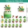 thumbnail image 4 of 32 Pcs For The Very Hungry Caterpillar-Themed Party Decorations and Favors Set – Backdrop, 13 Cupcake Toppers, and 18 Balloons for Celebration Birthday Parties, 4 of 5