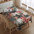 thumbnail image 2 of Pioneer Flower Floral Print Pattern Rectangle Tablecloth 60"x84",Waterproof Polyester Rectangle Table Cloth, Wipeable Spillproof Polyester Tablecloth for Dining, Camping, Indoor and Outdoor, 2 of 5