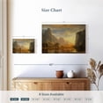thumbnail image 4 of Elephant Stock Valley Of The Yosemite Wall Art - Horizontal Canvas Wall Art - Living Room Wall Decor - Nature Canvas - Orange And Gray Decor By Albert Bierstadt - 12" x 8", 4 of 8