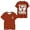 Brown, variant on RTKFRFLM Stylish Boys' Graphic T-Shirt Short Sleeve Crewneck Casual Summer Tee Top with Modern Letter Design Soft Cotton for All-Day Comfort Wardrobe Piece for Youths Ages 4-14