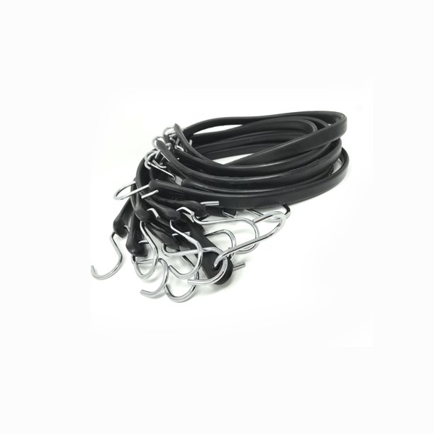 20 PCS 41Inch EPDM Rubber BUNGEE STRAPS, for Cargo Trailer Tarp Tie