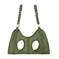 thumbnail image 2 of Cat Grooming Sling Hanging Restraint Bag Breathable Hands Free Suspended Support for Cats Small Dogs Bathing Nail Trimming Ear Cleaning Scratch Proof(Green-M), 2 of 6