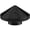 Black, variant on TH Marine G-Force Eliminator Black Prop Nut For Garmin Force