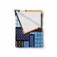 thumbnail image 2 of Retro Soft Flannel Fleece Throw Blanket, Different Polka Dots Patterns with Classical and Pixel Features Artprint, Cozy Plush for Indoor and Outdoor Use, 70" x 90", Multicolor, by Ambesonne, 2 of 6
