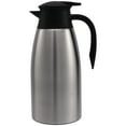 thumbnail image 4 of Termo de acero inoxidable 304 plateado de 2 l con aislamiento al vacío, jarra térmica para café, té y leche, para el hogar y la oficina, 4 of 8