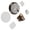 Gray, variant on CEORPER Auto Locking Zinc Alloy Mechanical Door Stop Push Press Designs for Secure Use