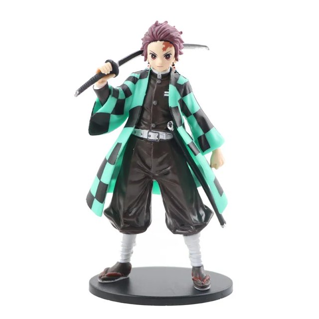 Figura de Anime de 15 estilos con caja, figura de Demon Slayer, Kimetsu no Yaiba, Kamado Tanjirou, modelo de acción, juguetes de Navidad de PVC