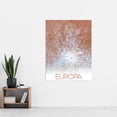 thumbnail image 2 of NASA Our Solar System Europa Jupiter's Moon Pwyll Crater Extra Large XL Wall Art Poster Print, 2 of 3