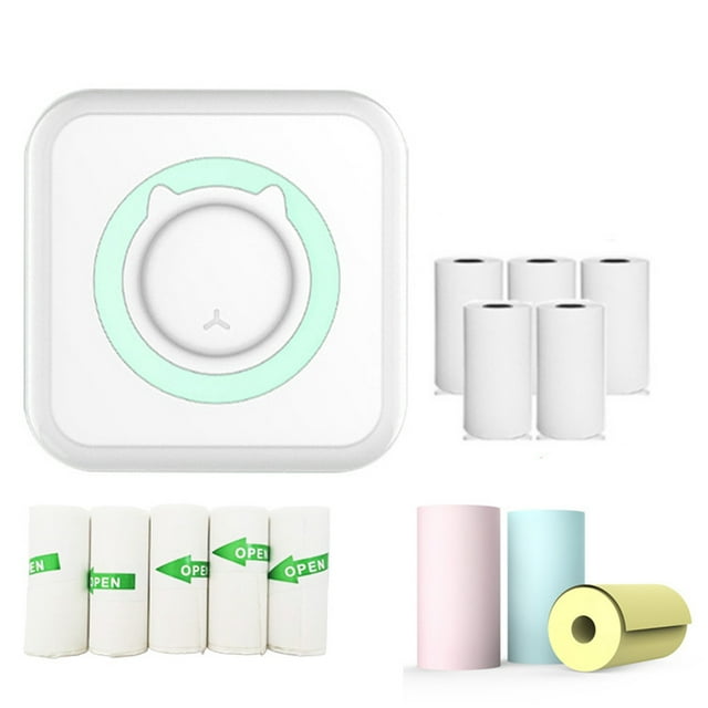 Sentmoon Gadgets Électroniques Thermiques Portables Bluetooth 57mm Sans Fil POS Image Photo Thermique pour Android IOS Téléphone Mobile 5 Rouleaux de Papier Thermique Gadgets Électroniques Liquidation Ventes Aujourd'hui Aubaines Pri