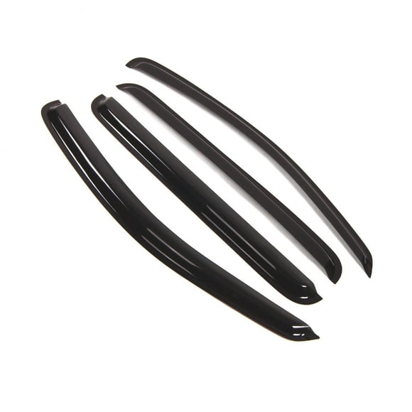 Car Window Rain Guard | Outside Mount Visors Auto Side Window Deflectors | Windows Visor Rain Shields Compatible with 2004-2009 Dodge Durango | 4 Pcs Set, WD2-116, Dark Smoke