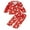 #B, variant on 1-8Y Toddler Boys Girls Satin Silk Long Sleeve Christmas Pajamas Set Kids Button Down 2PCS Pjs Sleepwear