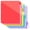 Z02-Two Pockets, variant on PPKVUFD 8 Count Dividers with One Pocket, 8 Tabs Binder Dividers for 3 Ring Binder Organizer, Multicolor, 1 Set