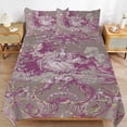 thumbnail image 6 of 3 Pcs Soft Bedding Set, Includes 1 Duvet Cover with Zipper And 2 Pillow Shams,Jouy Pattern Twin(86"x70"), 6 of 8