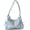 Silver, variant on Women's Handbag PU Leather Shoulder Tote Bag Glossy Handle Underarm Purse Satchels