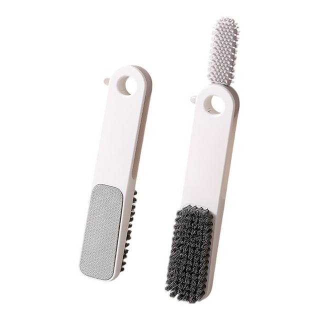 BotaniNest Frosted Dead Skin 2 In 1 Functional Design Stainless Steel Brush Double Scraper Ergonomic Handle Suitable For Daily Bathroom Use By Adults Boys And Children