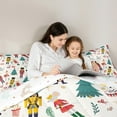 thumbnail image 5 of Feelyou Kawaii Pink Nutcracker Bedding Comforter Set, Christmas Princess Xmas Twin Comforter Sets, Teen Kid Child Reversible Bedding Set, Microfiber Bedroom Decor, 2-Piece, 5 of 8