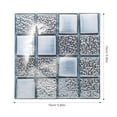 thumbnail image 4 of Luxshiny 10Pcs Decorative Tile Stickers PVC Material for Living Room Bathroom and Kitchen Walls, 4 of 5