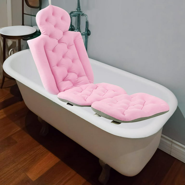 Bath Pillow Full Body Bath Tub Pillow Bath Cushion Non-Slip Bath Tub Mat  with Comfort