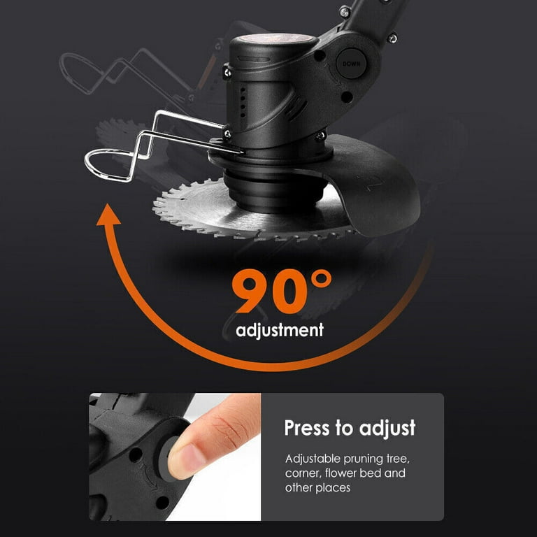 Garden Strimmer Lithium-Ion Cordless Electric Weed Sweeper, 21V