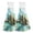 Great Turtle, variant on Wobogo Bohemia Pattern Hand Towel Set of 2 Absorbent for Kitchen and Bathroom With Velcro Hanging Loop 18.2Ă—14in