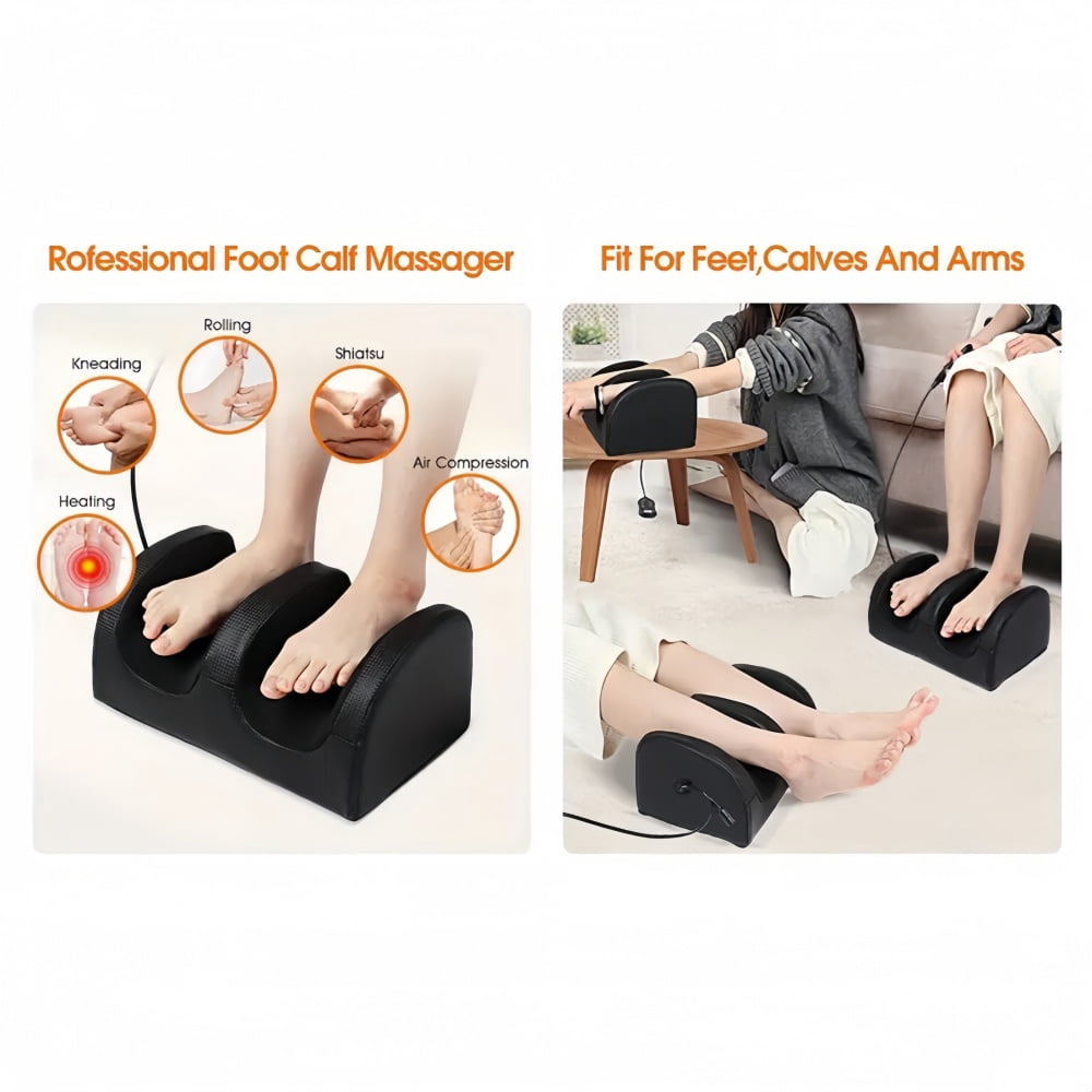 Nuvrek Shiatsu Foot Massager with Heat for Relaxation, with Remote Control