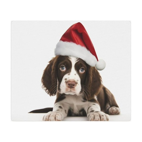 DistinctInk Mouse Pad - 1/4" Foam Rubber - English Springer Spaniel Puppy