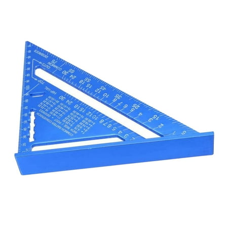 

3 in 1 Triangle Ruler Measurement Tools Triangle Ruler & Angle Ruler & Protractor Metric Carpentry Squares for Home Builders