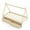 Naturel, variante sur Costway Lit Cabane en Bois Format Simple avec 2 Tiroirs Rangement sous Toit pour Garçons et Filles Blanc