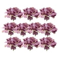 thumbnail image 2 of 10 cabezas de flores artificiales de hortensia de seda de 10 cm para decoración de bodas DIY Púrpura, 2 of 9