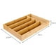 thumbnail image 2 of Organizador de Bambú para Utensilios de Cocina con 5 Divisiones, 36x25.8x4.8 cm, Ideal para Mantener Todo en Orden y Ahorrar Espacio en Cajones Estándar., 2 of 6
