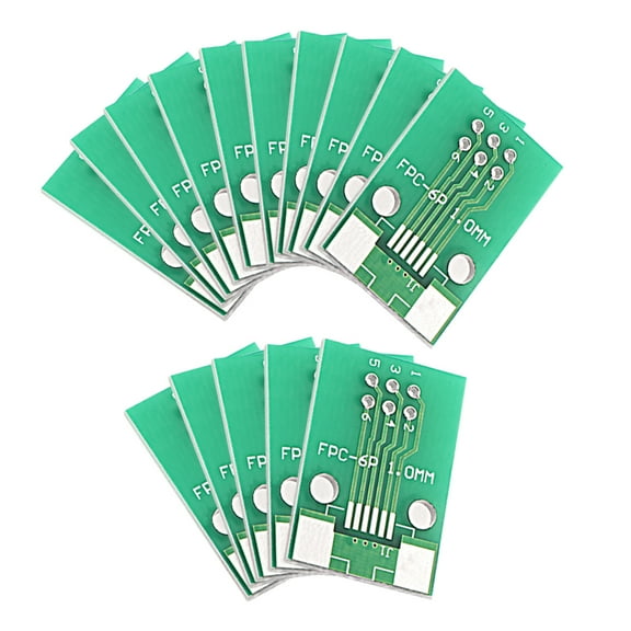 FPC 6PIN 0.5 / FPC 6PIN 1 to DIP Adapter PCB Board SMD Converter 15pcs