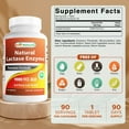 thumbnail image 2 of 3 Pack Best Naturals Natural Lactase Enzyme 9000 FCC ALU 90 Tablets | Lactose Intolerance Relief Tablets, 2 of 7