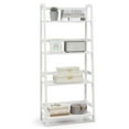 thumbnail image 1 of Giantex 4-Tier Bamboo Ladder Shelf, Wodden Bookshelf w/Fence Protection, Multifunctional Freestanding Plant Flower Display Stand, 1 of 8
