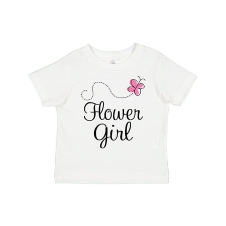 

Inktastic Flower Girl Wedding Butterfly Girls Toddler T-Shirt