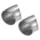 thumbnail image 1 of 2uds OD 2.5" 45 Grados Inoxidable Acero Curva Tubo Escape Codo Tubo, 1 of 1