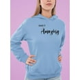 thumbnail image 2 of Make It Amazing Crystals Hoodie Women -Image by Shutterstock, Female 3X-Large, 2 of 4