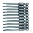thumbnail image 1 of 10pcs Alliage d'Acier Embouts de Tournevis Ensemble, Pointe de Tête Triangles pour Divers Tournevis Électriques, 1 of 8