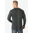 thumbnail image 2 of KingSize Men's Big & Tall Shrink-Less Lightweight Long-Sleeve Crewneck Pocket T-Shirt, 2 of 5