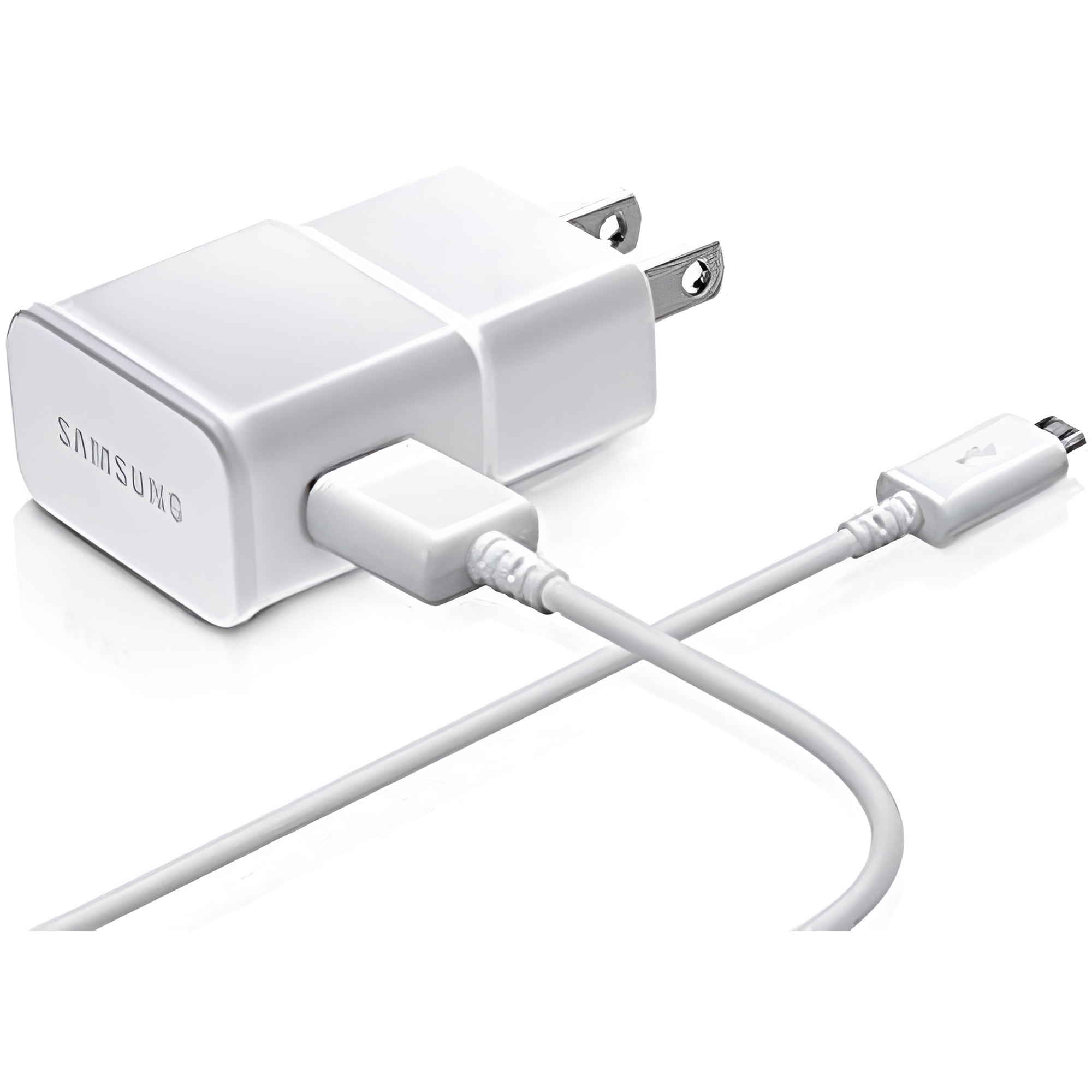 Samsung OEM Universal Micro Home Travel Charger for Samsung Galaxy S3/S4/Note 2 and Other Smartphones - White