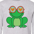 thumbnail image 4 of Inktastic Retro Frog Funny Sunglasses Long Sleeve Youth T-Shirt, 4 of 5