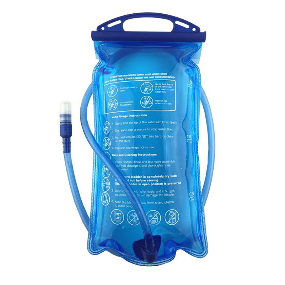3Liter BPA Free Hydration Pack Bladder Leak Proof Water Reservoir With Clean Kit
